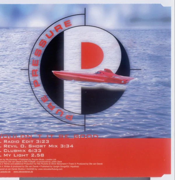 Pure Pressure - Wouldn't It Be Good (CD, Maxi, Copy Prot.) - Image 2