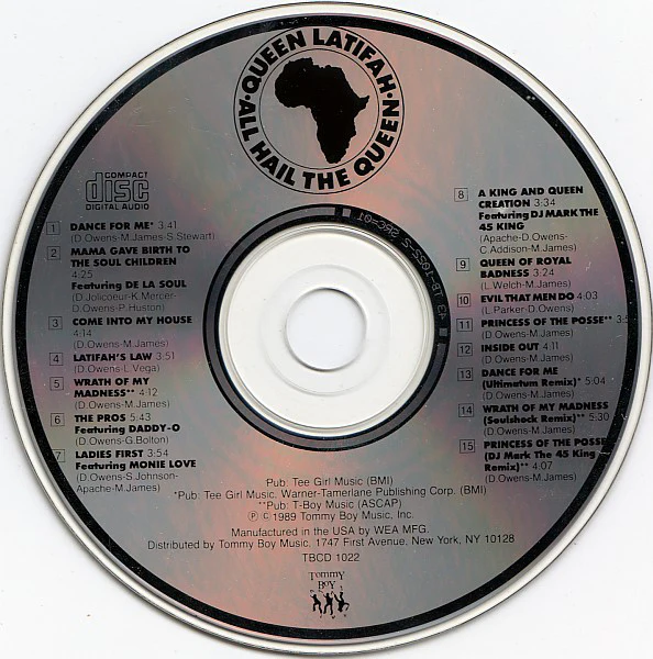 Queen Latifah - All Hail The Queen (CD, Album) - Image 3