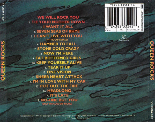 Queen - Queen Rocks (CD, Comp) - Image 5