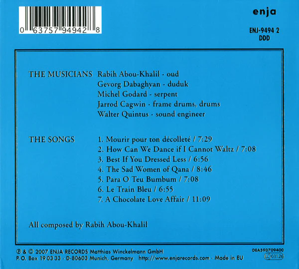 Rabih Abou-Khalil - Songs For Sad Women (CD, Album) - Image 2