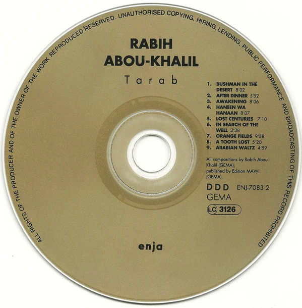 Rabih Abou-Khalil - Tarab (CD, Album) - Image 4