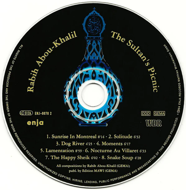 Rabih Abou-Khalil - The Sultan's Picnic (CD, Album) - Image 4