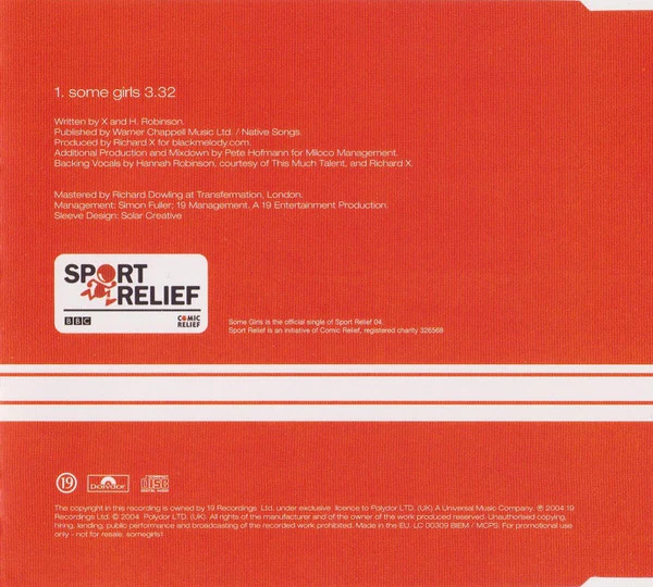 Rachel Stevens - Some Girls (CD, Single, Promo) - Image 3