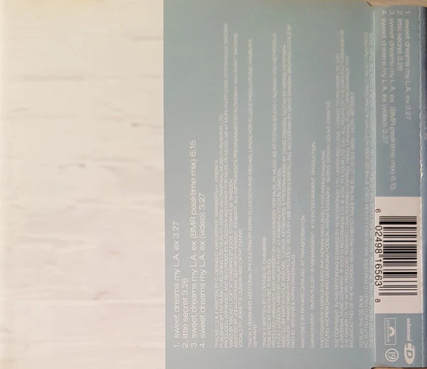 Rachel Stevens - Sweet Dreams My L.A. Ex (CD, Maxi, Enh) - Image 2