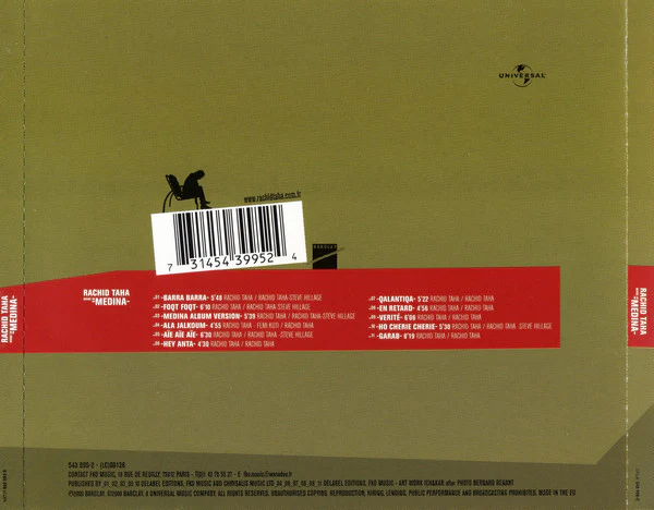 Rachid Taha - Made In Medina (CD, Album) - Image 2
