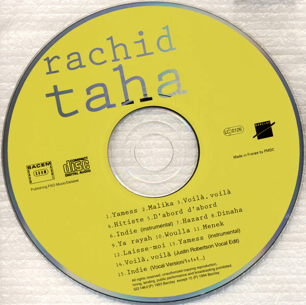Rachid Taha - Rachid Taha (CD, Album, RE) - Image 3