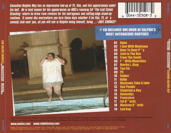 Ralphie May - "Just Correct" (CD, Album) - Image 2