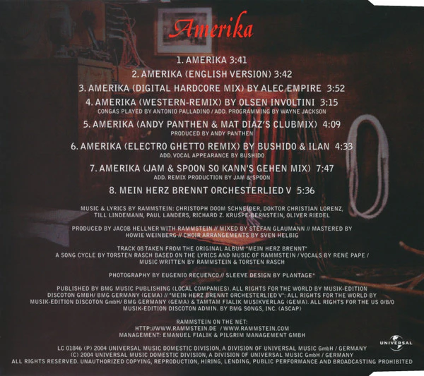 Rammstein - Amerika (CD, Maxi) - Image 2