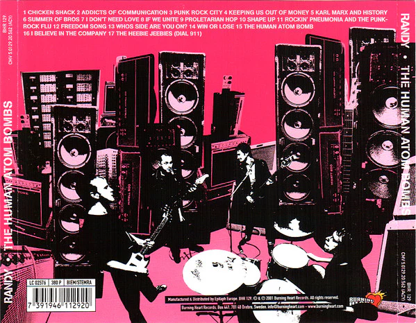 Randy (4) - The Human Atom Bombs (CD, Album) - Image 2