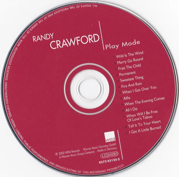 Randy Crawford - Play Mode (CD, Album) - Image 3