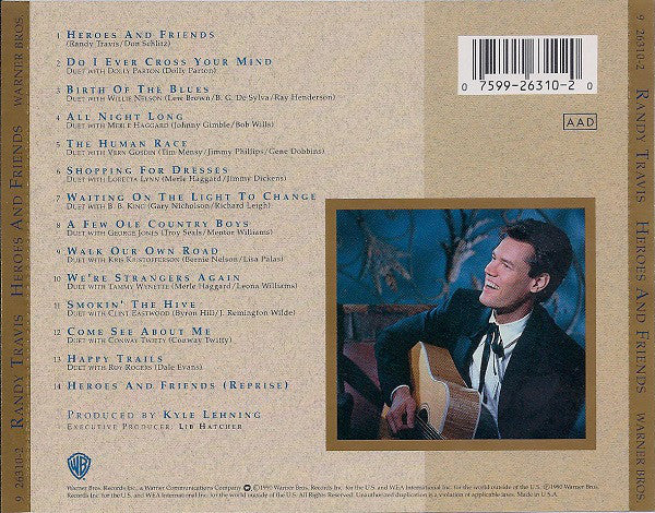 Randy Travis - Heroes And Friends (Duets) (CD, Album) - Image 3
