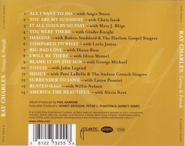 Ray Charles - Genius & Friends (CD, Album) - Image 3