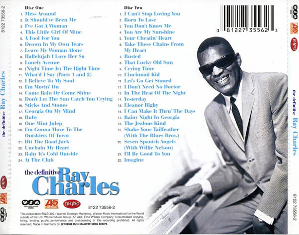 Ray Charles - The Definitive Ray Charles (2xCD, Comp, RM, Sli) - Image 2