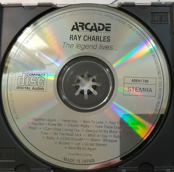 Ray Charles - The Legend Lives... (CD, Comp, RE) - Image 3