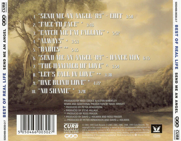 Real Life - Send Me An Angel (Best Of Real Life) (CD, Comp, RE) - Image 2