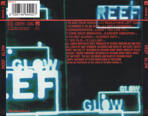 Reef - Glow (CD, Album) - Image 2