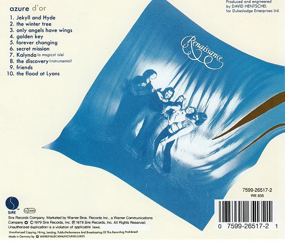 Renaissance (4) - Azure D'or (CD, Album, RE) - Image 3
