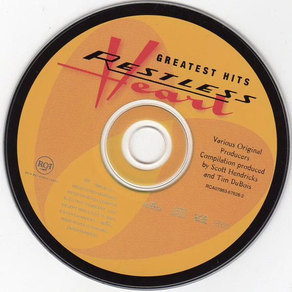 Restless Heart - Greatest Hits (HDCD, Comp) - Image 3
