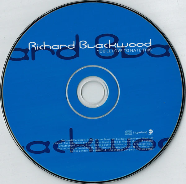 Richard Blackwood - You'll Love To Hate This (CD, Album) - Image 3
