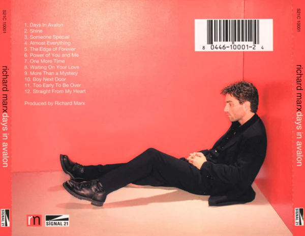 Richard Marx - Days In Avalon (CD, Album) - Image 2