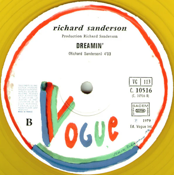 Richard Sanderson - Never Let You Go (12", Maxi, Ltd, Yel) - Image 3