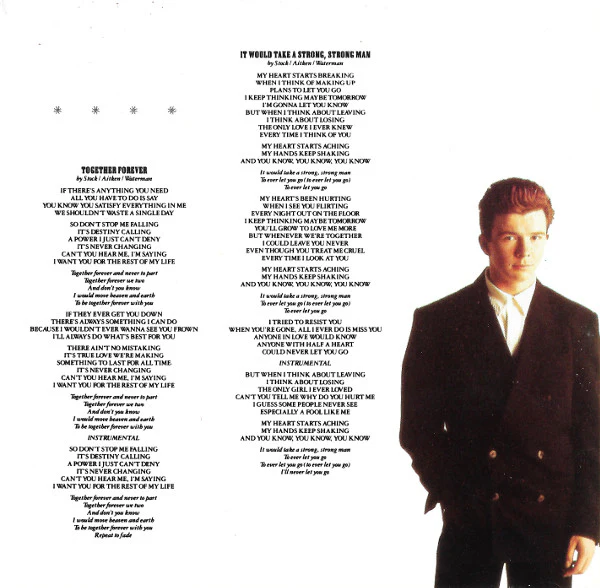 Rick Astley - Whenever You Need Somebody (CD, Album, RE) - Image 5
