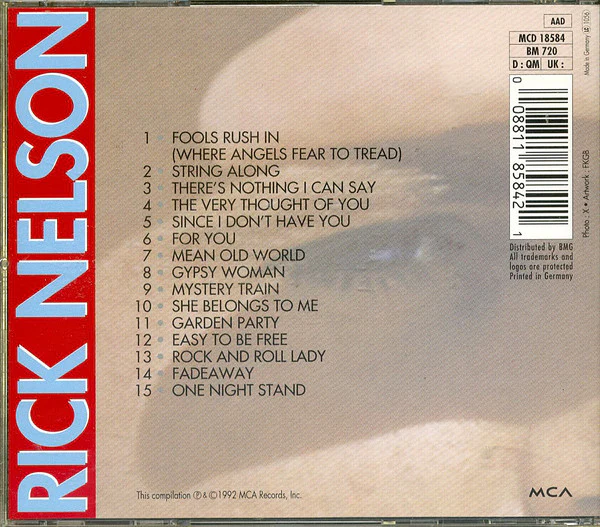 Rick Nelson* - The ★ Collection (CD, Comp) - Image 2