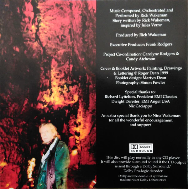 Rick Wakeman - Return To The Centre Of The Earth (CD, Album) - Image 4