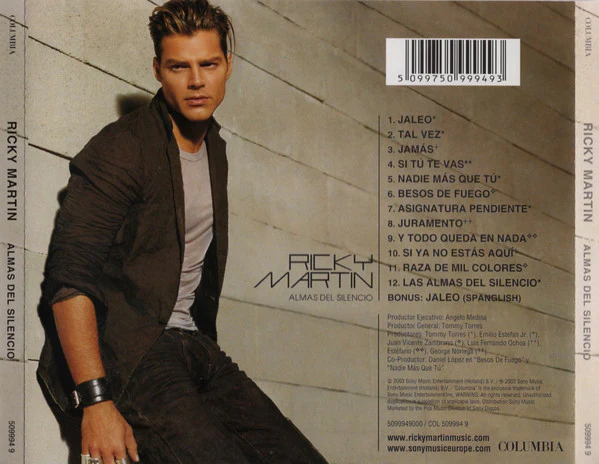 Ricky Martin - Almas Del Silencio (CD, Album, Enh) - Image 2