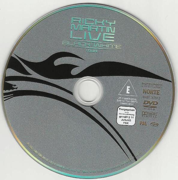 Ricky Martin - Live Black And White Tour (CD, Album + DVD-V, Multichannel, PAL, All) - Image 4