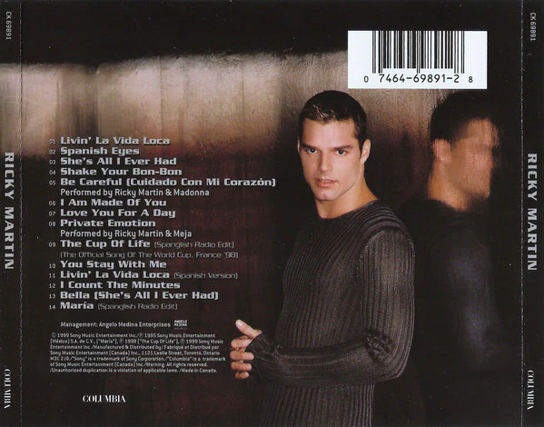 Ricky Martin - Ricky Martin (CD, Album) - Image 2