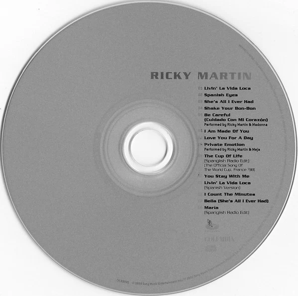 Ricky Martin - Ricky Martin (CD, Album) - Image 3