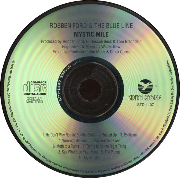 Robben Ford & The Blue Line - Mystic Mile (CD, Album) - Image 3