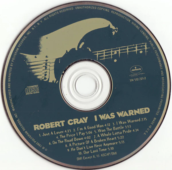 Robert Cray - I Was Warned (CD, Album) - Image 3