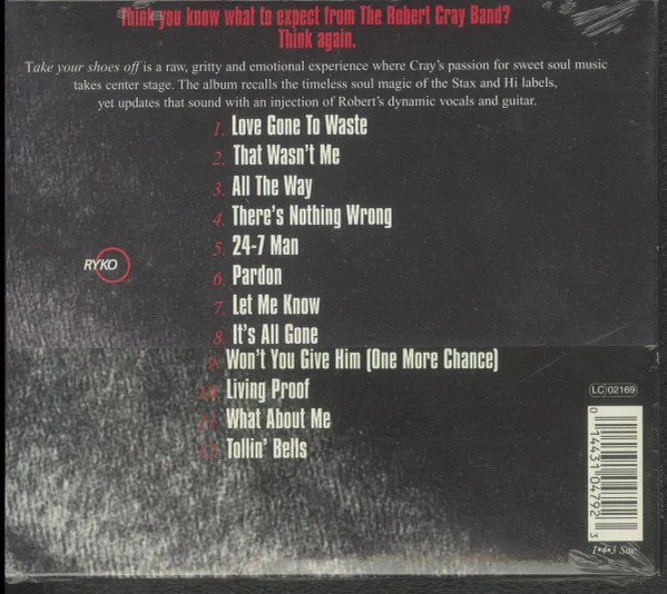 Robert Cray - Take Your Shoes Off (CD, Album, Gat) - Image 2