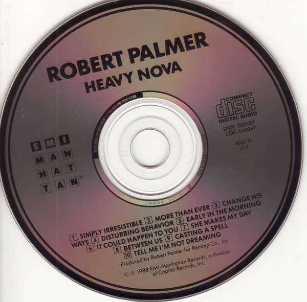 Robert Palmer - Heavy Nova (CD, Album, Club) - Image 3