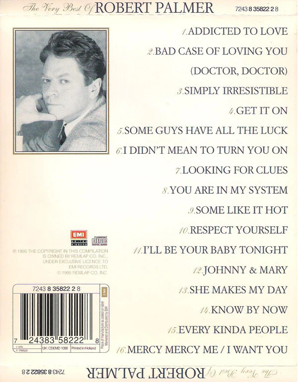 Robert Palmer - The Very Best Of Robert Palmer (CD, Comp) - Image 2