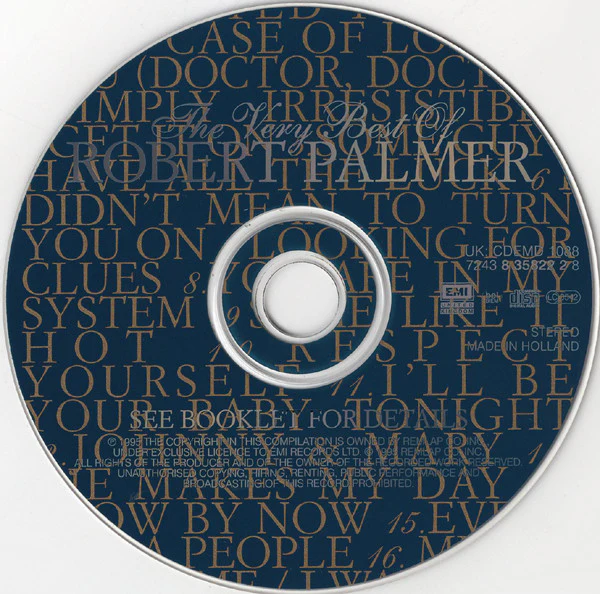 Robert Palmer - The Very Best Of Robert Palmer (CD, Comp) - Image 3