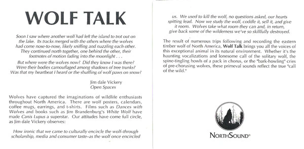Robert W. Baldwin - Wolf Talk (CD, Album) - Image 5