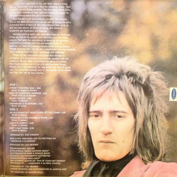 Rod Stewart - An Old Raincoat Won't Ever Let You Down (LP, Album, Gat) - Image 3