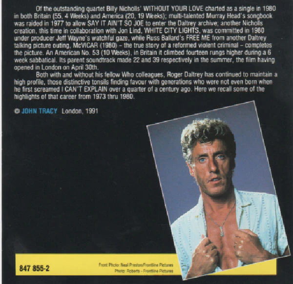 Roger Daltrey - Best Of Rockers & Ballads (CD, Comp) - Image 3