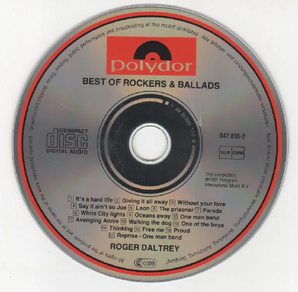 Roger Daltrey - Best Of Rockers & Ballads (CD, Comp) - Image 5