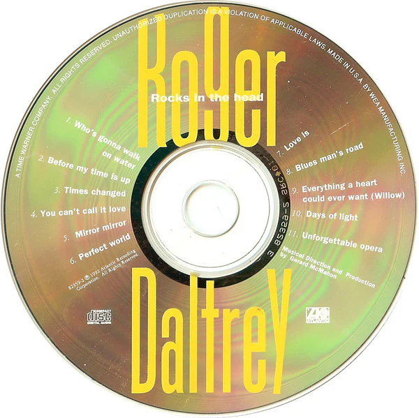 Roger Daltrey - Rocks In The Head (CD, Album) - Image 4