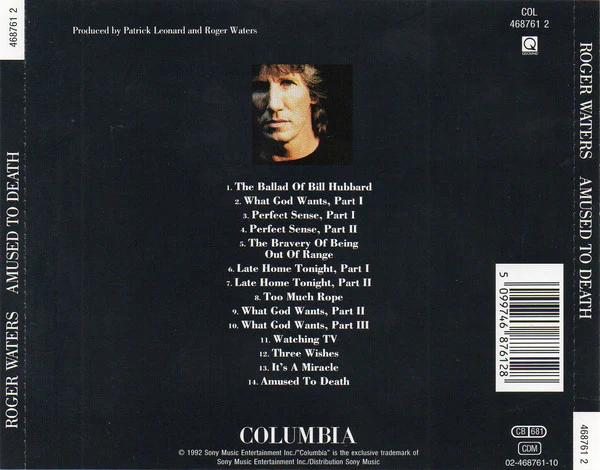 Roger Waters - Amused To Death (CD, Album, RE) - Image 2