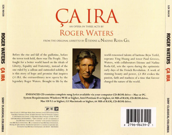 Roger Waters - Bryn Terfel • Paul Groves • Ying Huang - Ça Ira = There Is Hope (2xCD, Album, Enh) - Image 4