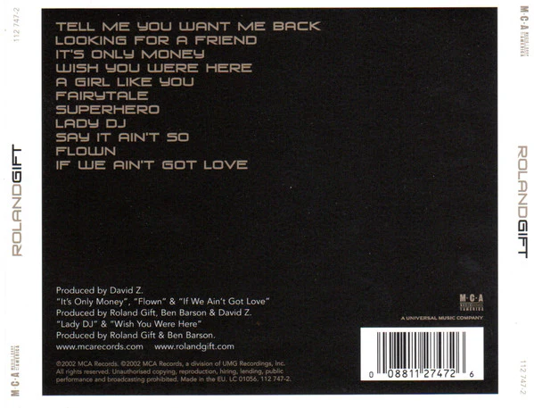 Roland Gift - Roland Gift (CD, Album) - Image 2