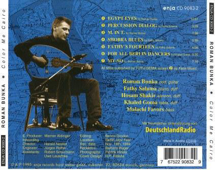 Roman Bunka - Color Me Cairo (CD, Album) - Image 2