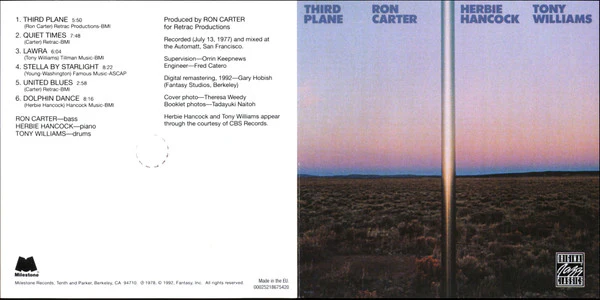 Ron Carter / Herbie Hancock / Tony Williams* - Third Plane (CD, Album, RE, RM) - Image 5