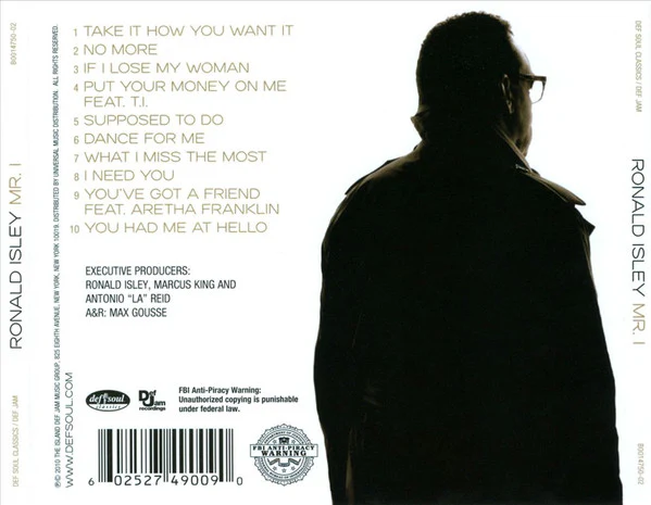 Ronald Isley - Mr. I (CD, Album) - Image 2