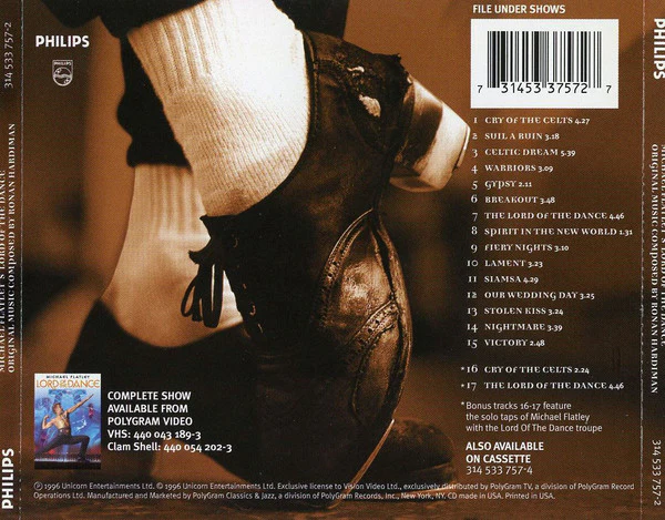Ronan Hardiman - Michael Flatley's Lord Of The Dance (CD, Album) - Image 2
